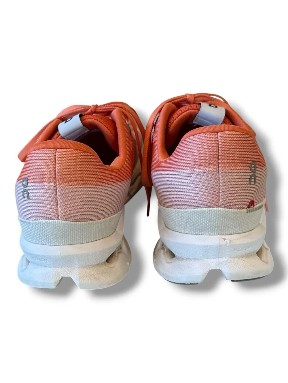 On Cloudsurfer Flame Orange White Athletic Running Shoes Sneakers Men’s Size 10